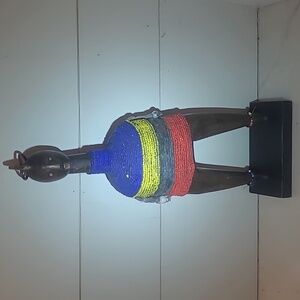 Hand-Carved Namji African Fertility Doll 14"